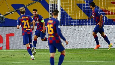 El Barça sonríe en Europa
