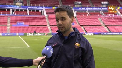 Jugadoras y cuerpo técnico del Barça desean que llegue ya la final y medirse al Wolfsburgo