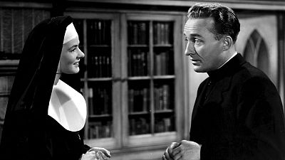 'Las campanas de Santa María': Ingrid Bergman y Bing Crosby