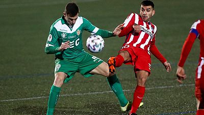 El Atlético cae eliminado en Copa ante el Cornellá