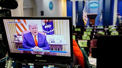 Donald Trump pide que no haya "violencia" en las manifestaciones de EE. UU.