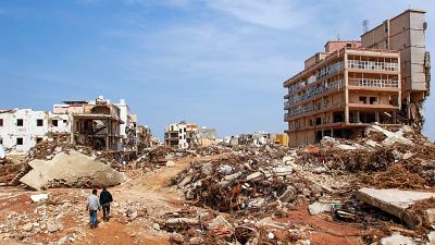 Ciudades devastadas, calles inundadas y carreteras destrozadas: las imágenes que deja el ciclón Daniel en Libia