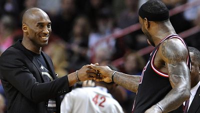 LeBron James promete continuar con "el legado" de Kobe Bryant en Los Ángeles Lakers