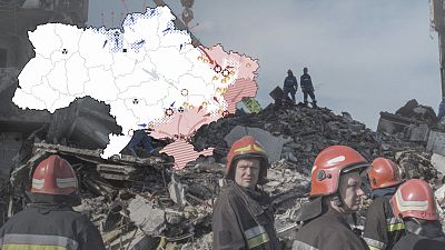 Los mapas de la séptima semana de la guerra en Ucrania