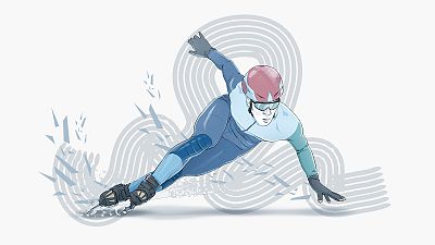 Patinaje, arte y velocidad sobre el hielo olímpico