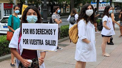 El principal sindicato de médicos de Madrid convoca una huelga ante la "grave situación" por la pandemia