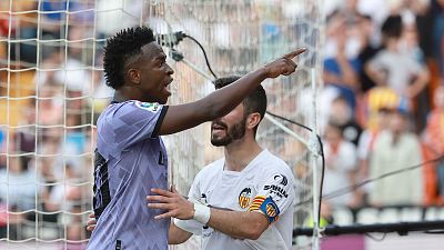 La Fiscalía de Valencia investiga los insultos racistas a Vinicius en Mestalla por un presunto delito de odio