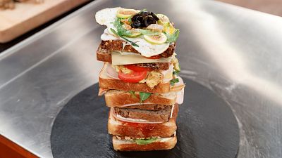 Receta de sándwich gigante de Carla