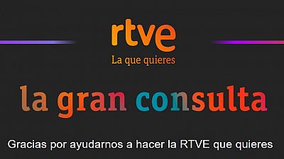 RTVE lanza 'La gran consulta' ciudadana sobre la Corporación