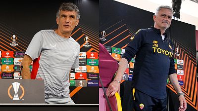 Mendilibar vs Mourinho, novato contra veterano en la final Sevilla - Roma de la Europa League