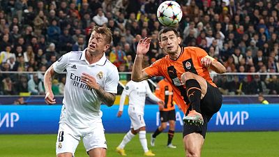 El Madrid sufre para empatar y sella su pase ante el Shakhtar