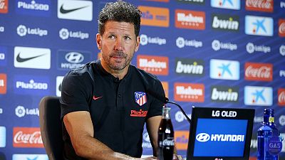 Simeone: "No hay excusas, cuando se pone un horario hay que jugar y ganar"