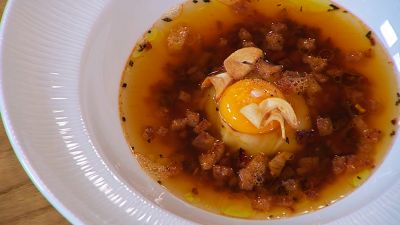 Sopa de ajo Torres