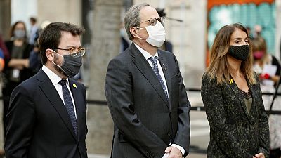 Torra pide "unidad" frente a un Estado "autoritario y vengativo" en la víspera de una Diada marcada por el coronavirus
