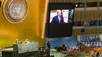 Trump pide a la ONU que haga a China "rendir cuentas" por "infectar al mundo" con la COVID-19
