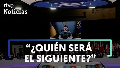 Zelenski pide a la OTAN más ayuda y advierte que Rusia no se conformará con Ucrania: "¿Quién será el próximo?"