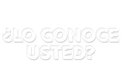 ¿Lo conoce usted?