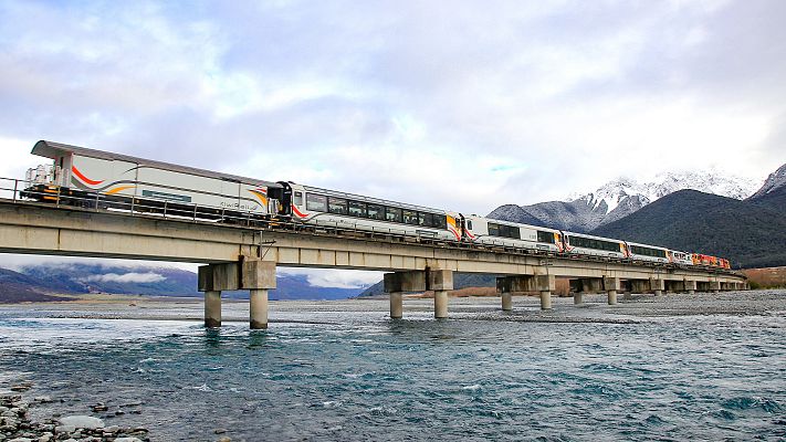 Nueva Zelanda en tren