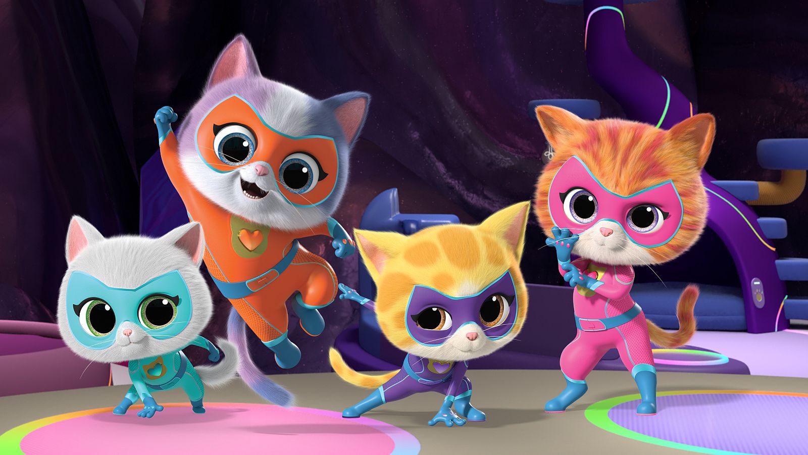 El camuflaje gatuno - Superkitties | Ver