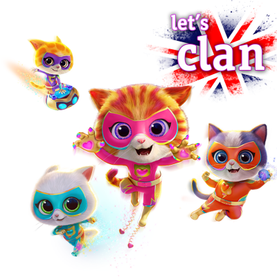 Superkitties en inglés