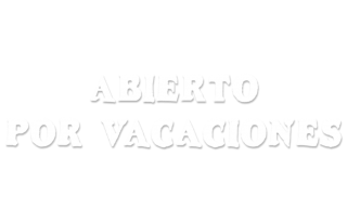 Abierto por vacaciones