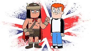 Fangbone: Aventuras cavernícolas en inglés