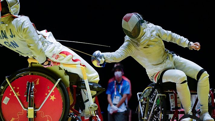 Esgrima en silla de ruedas Paralímpicos Tokyo 2020