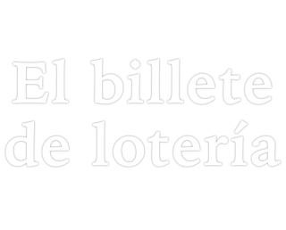 El billete de lotería