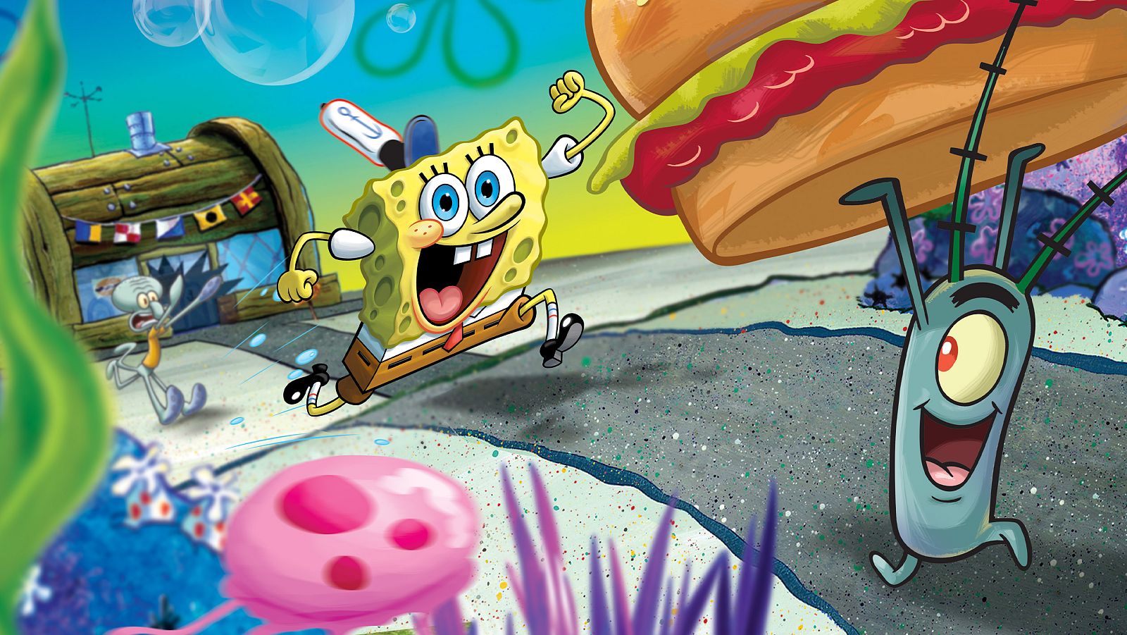 Señor Erizo y Caracol Tornasol - Bob Esponja | Ver