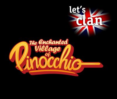 La aldea encantada de Pinocho en inglés