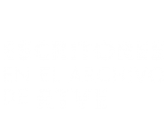 Escritores en el Archivo de RTVE