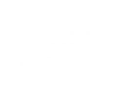 El tiempo es oro