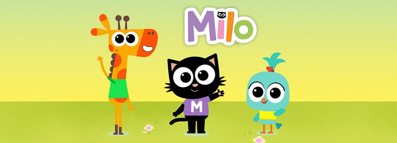 Milo Animado Dibujos Animados De Clan Para Colorear