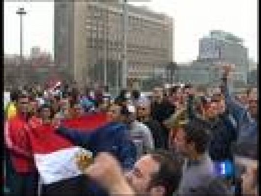 Telediario 1 - Cuarto día de protestas en Egipto