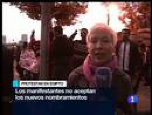 Telediario 1 - Telediario 2 en 4' - 29/01/11