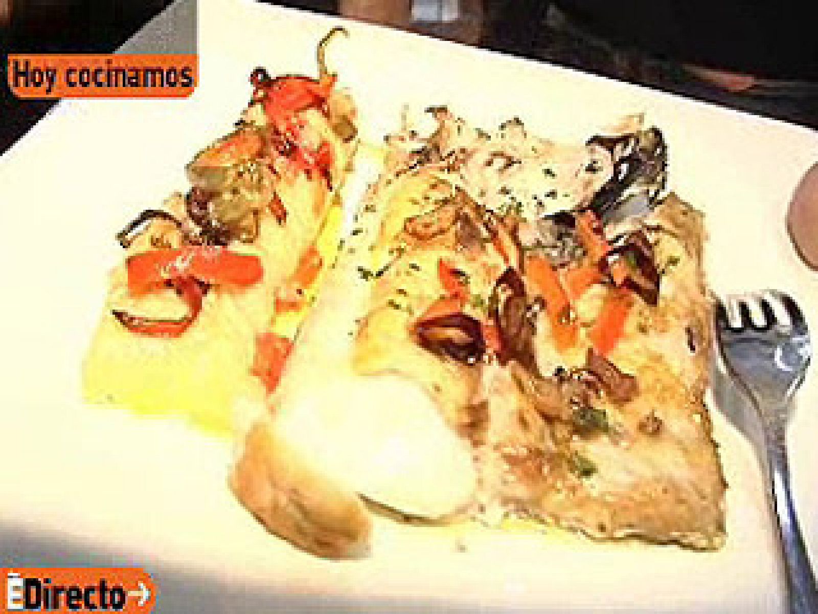 España Directo - Merluza con patatas panaderas
