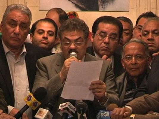 Telediario 1 - Acuerdo de la oposición en Egipto