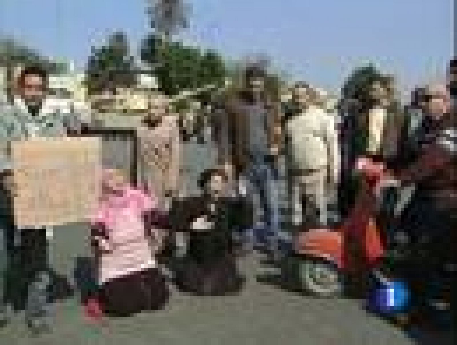 La plaza de Tahrir en El Cairo, centro de las protestas y de violentos enfrentamientos