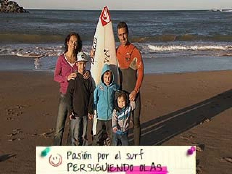 En familia - Mirando al mar - Pasión por el surf