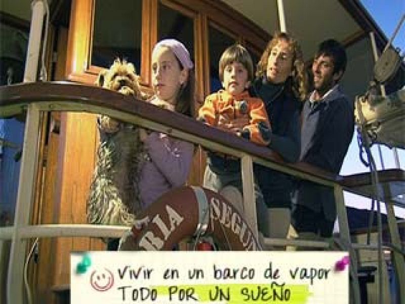 En familia - Mirando al mar - Vivir en un barco de vapor