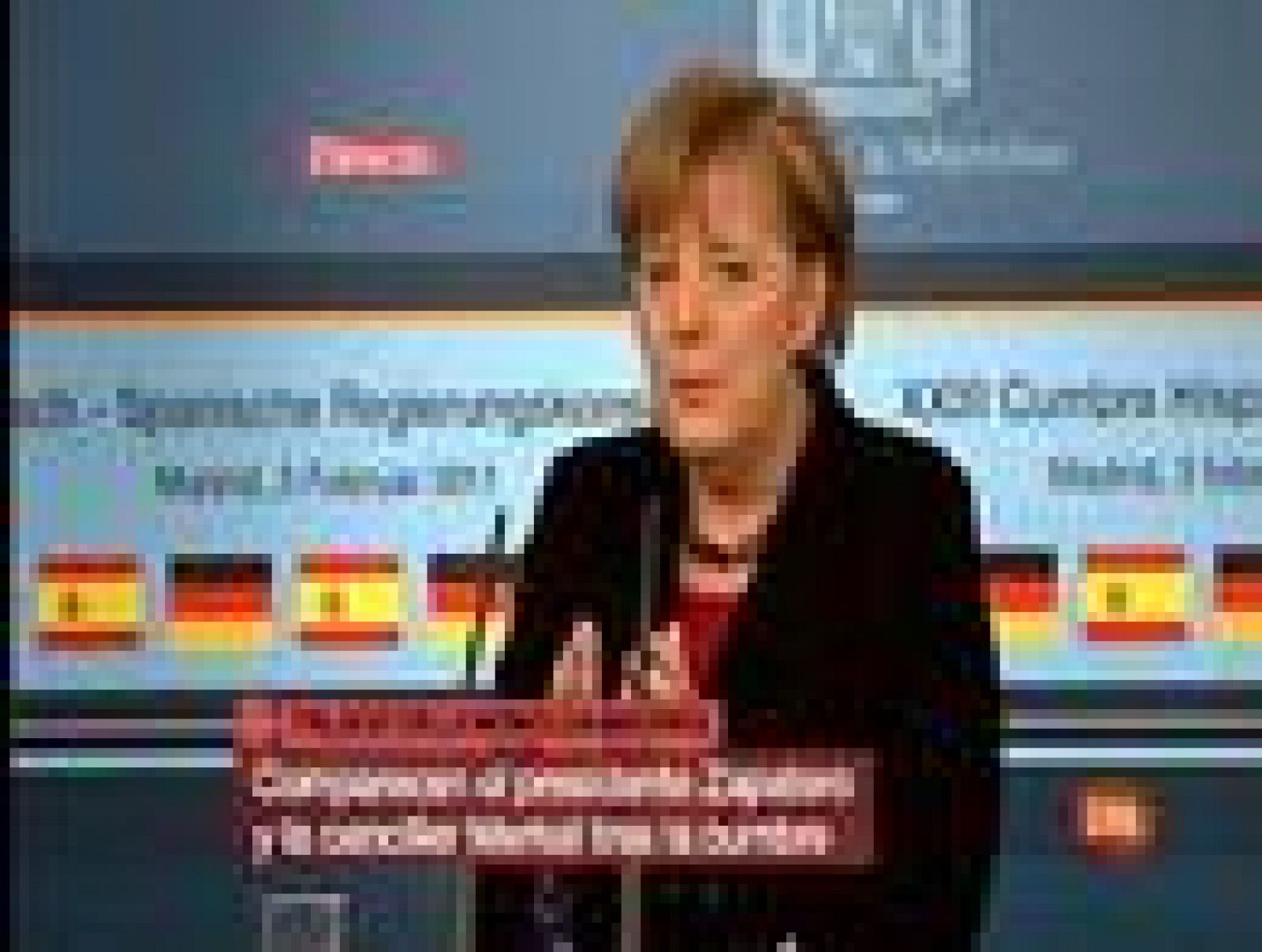 Sin programa: Merkel: deben armonizarse todos los indicadores que afectan a la competitividad | RTVE Play