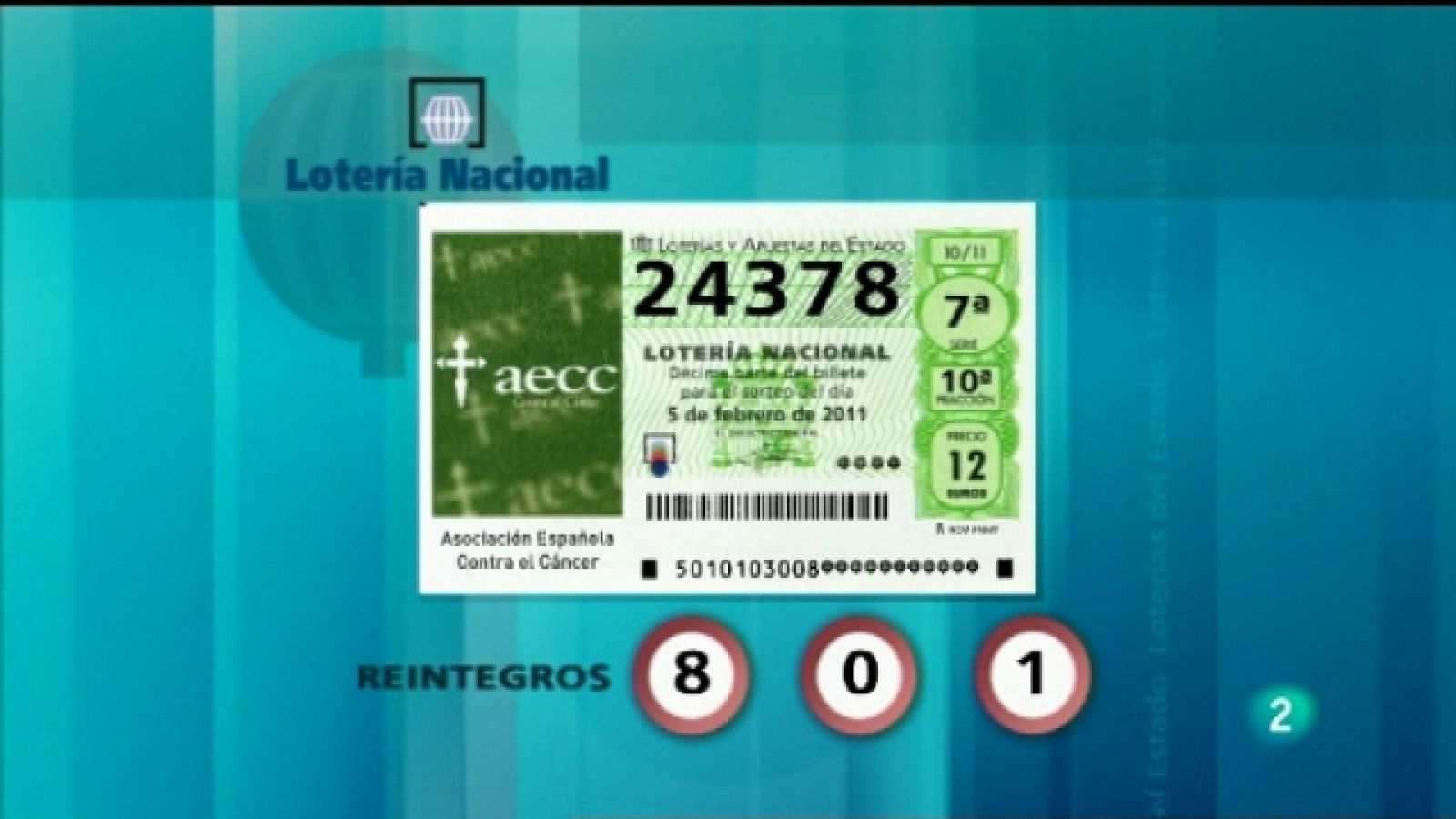 Loterías: Lotería diaria - 05/02/11 | RTVE Play