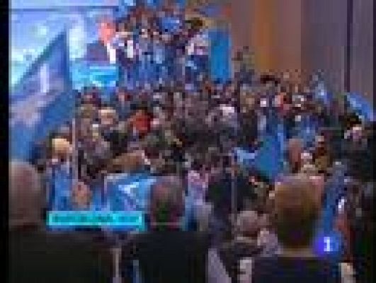 Telediario 1 - Rajoy pide al Gobierno menos fotos