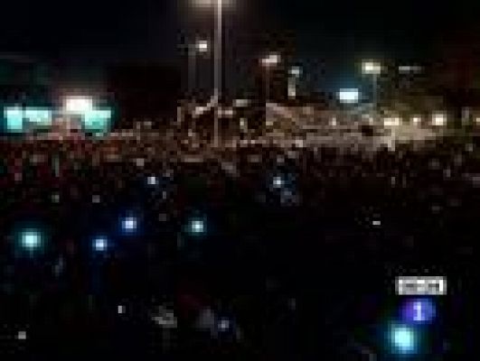 Telediario 1 - Los egipcios siguen en la calle