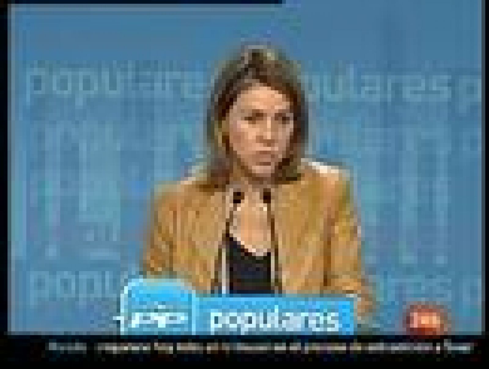 De Cospedal dice que "Batasuna no puede presentarse a las elecciones" y pide al Gobierno que actúe | Ver