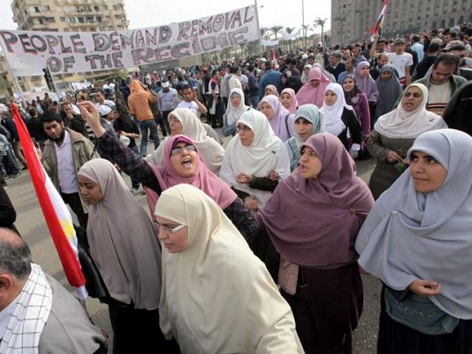 Mujeres en las revueltas de Egipto