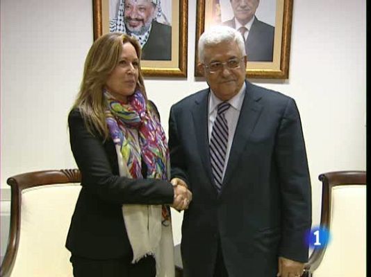  - Trinidad Jiménez ofrece la mediación de España a israelíes y palestinos