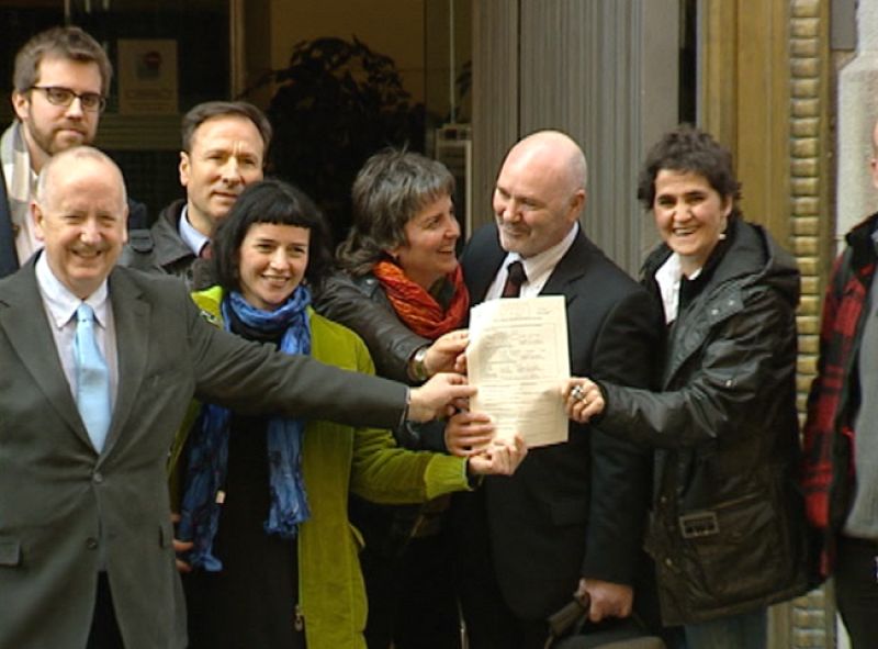 La izquierda abertzale ha registrado hoy en el ministerio del Interior su nuevo partido, Sortu