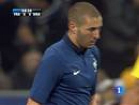 Telediario 1 - Francia gana a Brasil con gol de Benzema