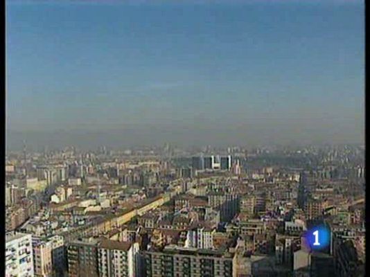 Telediario 1 - Contaminación en Italia